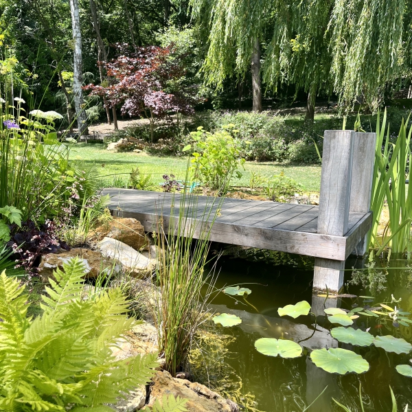 eclairage jardin exterieurs verts paysagiste jardinier bassin arrosage automatique fontaine paris saint germain en laye orgeval pergola jardin amenagement deco