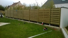 clôtures bois sur mesure